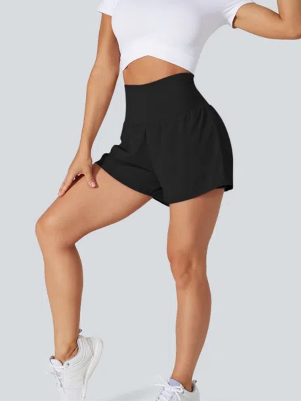 **LOT OF 3** Halara SoftlyZero Airy Back Pocket Side Pocket 2-in-1 Shorts Size S